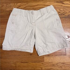 Dalia Collection Women's Casual Beige Shorts - Size 10